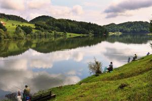 slivniško jezero, ribiči